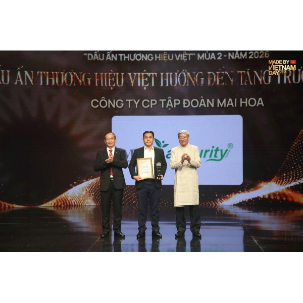 MaiHoa Group được vinh danh tại hạng mục “Hướng đến tăng trưởng Xanh” tại  “Dấu ấn Thương hiệu Việt” năm 2026