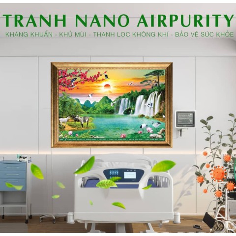 Tranh Nano Airpurity thanh lọc không khí, khử khuẩn cho bệnh viện