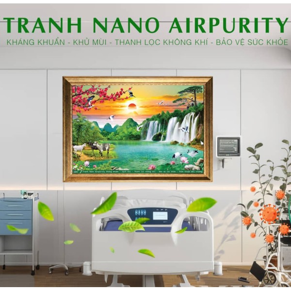 Tranh Nano Airpurity thanh lọc không khí, khử khuẩn cho bệnh viện