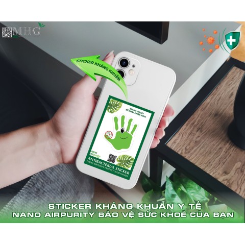 Sticker kháng khuẩn điện thoại iphone DA0609DT