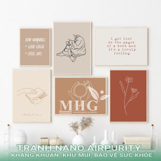 Tranh bộ nhiều bức Nano Airpurity 88-81