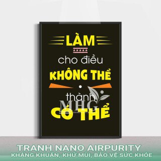 Tranh khẩu hiệu Nano Airpurity DL-07