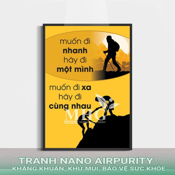 Tranh khẩu hiệu Nano Airpurity DL-08