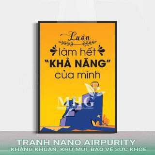 Tranh khẩu hiệu Nano Airpurity DL-12