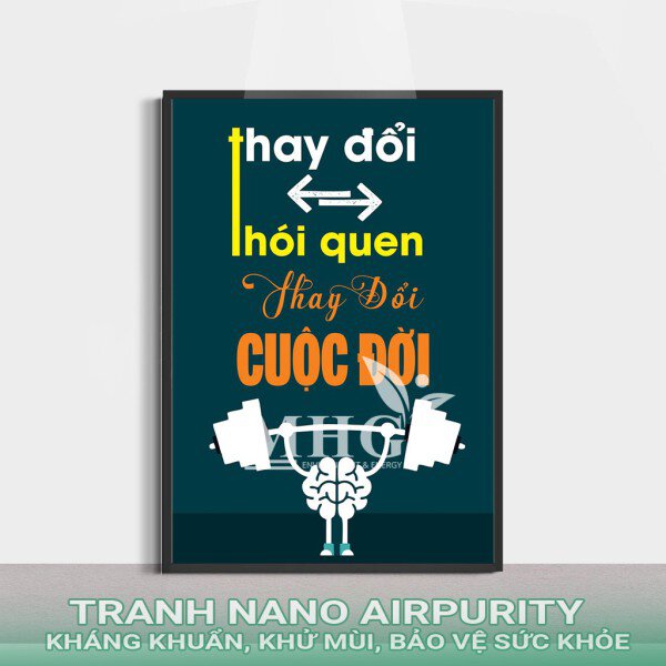 Tranh khẩu hiệu Nano Airpurity DL-13