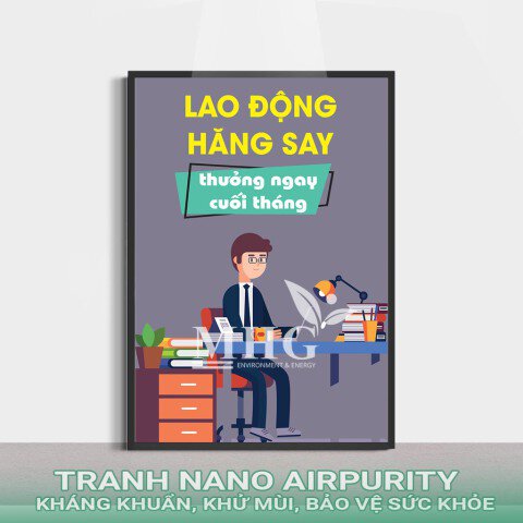 Tranh khẩu hiệu Nano Airpurity DL-18