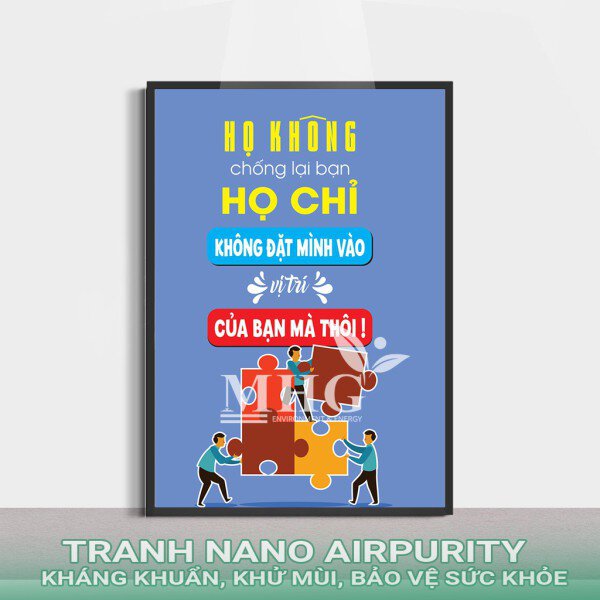 Tranh khẩu hiệu Nano Airpurity DL-21