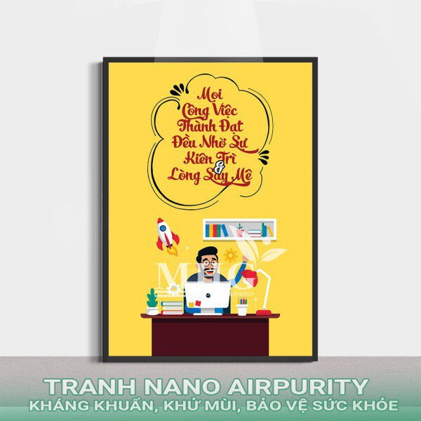 Tranh khẩu hiệu Nano Airpurity DL-27