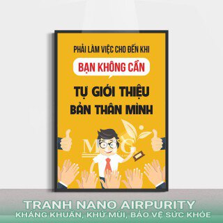 Tranh khẩu hiệu Nano Airpurity DL-28