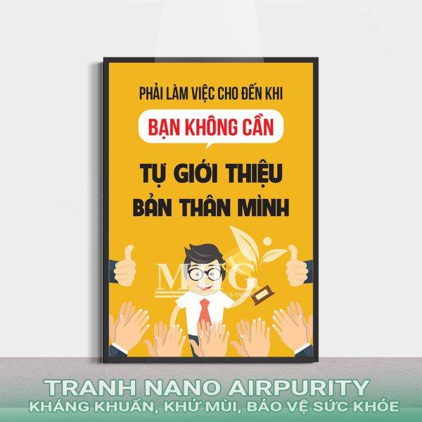 Tranh khẩu hiệu Nano Airpurity DL-28