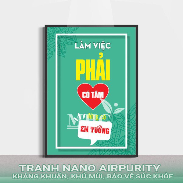 Tranh khẩu hiệu Nano Airpurity DL-29