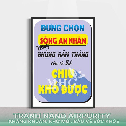 Tranh khẩu hiệu Nano Airpurity DL-47