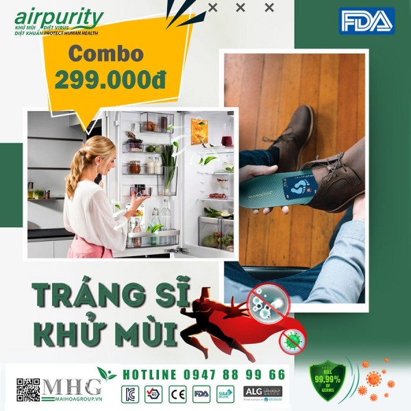 Combo Tráng sĩ khử mùi