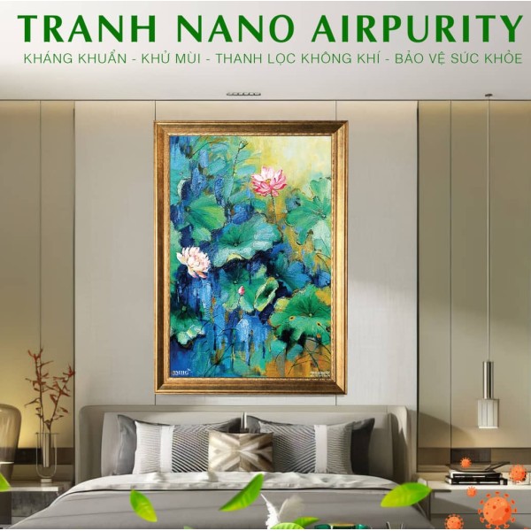 Tranh Nano Airpurity thanh lọc không khí, khử khuẩn cho khách sạn