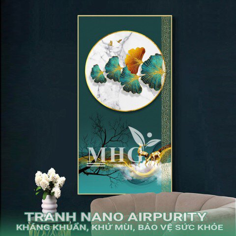 Tranh lá cây Nano Airpurity E-331