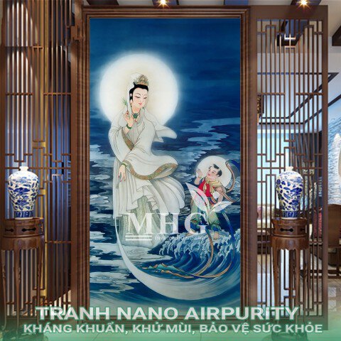 Tranh phật giáo Nano Airpurity KEN14