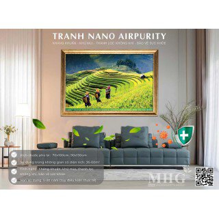 Tranh treo tường Nano Airpurity Platinum 135x195