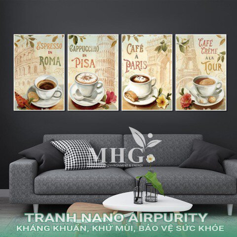 Tranh coffee Nano Airpurity AB-50