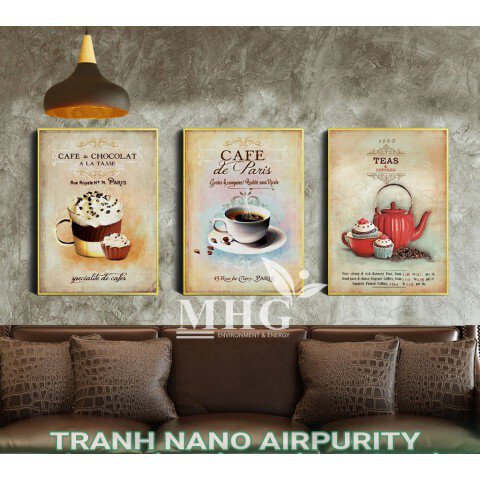 Tranh coffee Nano Airpurity DEF-54