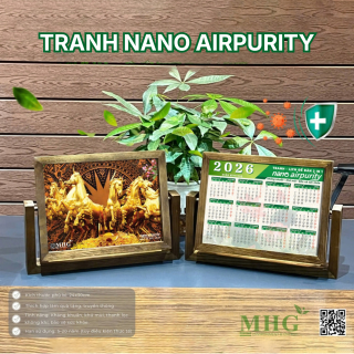 Tranh Nano Airpurity Platium - Để bàn hai mặt 25x33 Tranh Nano Airpurity Platium - Để bàn hai mặt 25x33