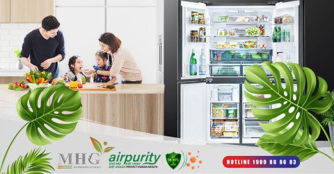 Bảo vệ thực phẩm và sức khoẻ gia đình với miếng kháng khuẩn tủ lạnh 