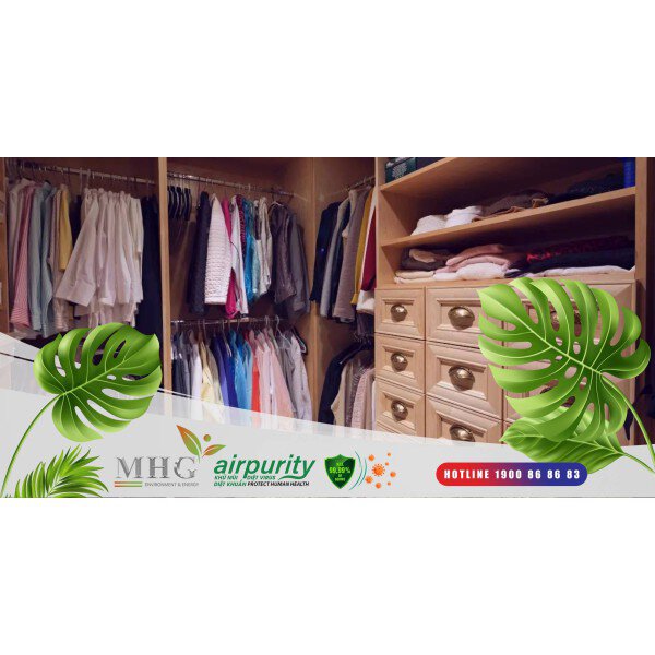 Miếng dán khử mùi tủ quần áo: Khử mùi tủ quần áo mới hiệu quả tại nhà