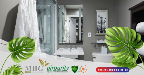 Tranh khử khuẩn khách sạn nâng cao vệ sinh phòng tắm khách sạn
