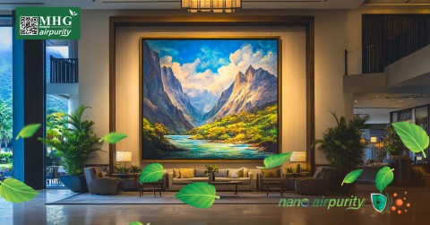 Tranh Nano AirPurity: Giảm Nguy Cơ Lây Nhiễm Và Kháng Khuẩn Hiệu Quả Cho Khách Sạn