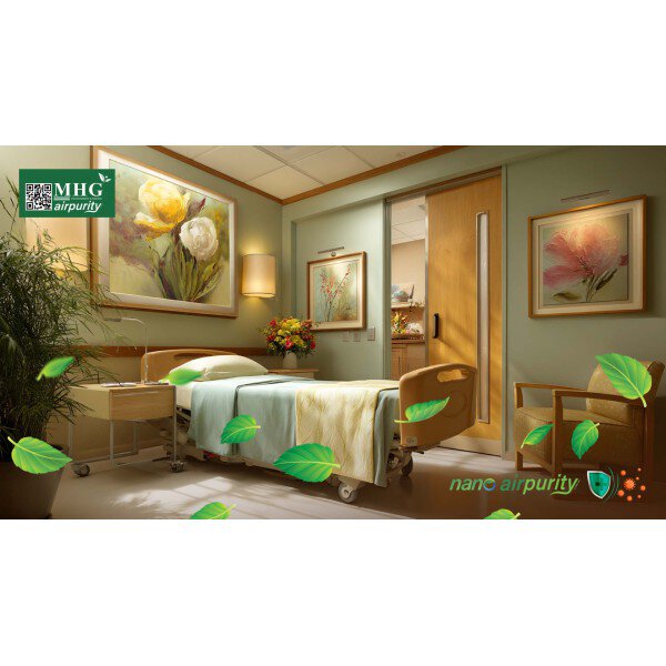 Khử Khuẩn Hiệu Quả, Bảo Vệ Bệnh Nhân Với Tranh Nano AirPurity