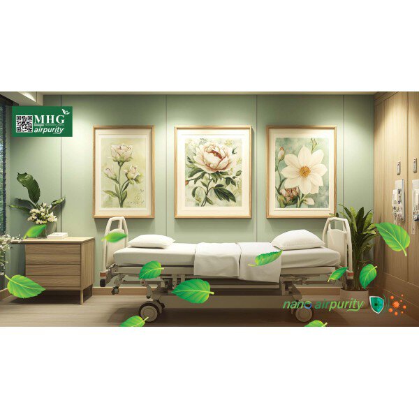 Môi Trường Bệnh Viện Lành Mạnh Hơn Với Tranh Nano AirPurity Kháng Khuẩn