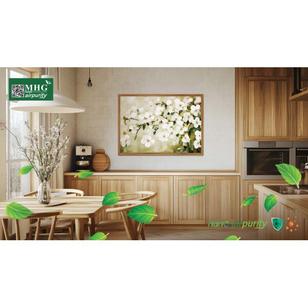 Giữ Phòng Bếp Sạch Khuẩn Với Tranh Nano AirPurity Kháng Khuẩn