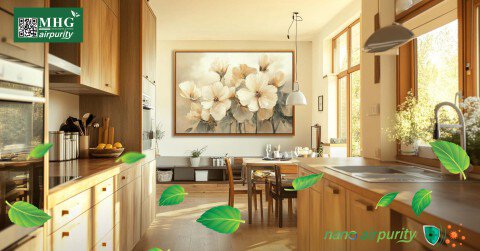 Khử Khuẩn Phòng Bếp Mỗi Ngày Với Tranh Nano AirPurity