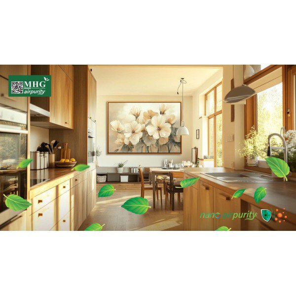 Khử Khuẩn Phòng Bếp Mỗi Ngày Với Tranh Nano AirPurity