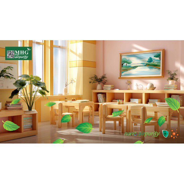Môi Trường Học Tập An Toàn Với Tranh Nano AirPurity Khử Khuẩn Đặc Biệt