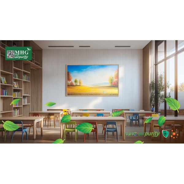 Đảm Bảo Sức Khỏe Học Sinh Với Tranh Nano Kháng Khuẩn AirPurity