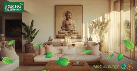 Tranh Nano AirPurity: Mang Lại Không Gian Sạch, Kháng Khuẩn Cho Phòng Khách