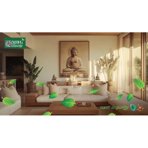 Tranh Nano AirPurity: Mang Lại Không Gian Sạch, Kháng Khuẩn Cho Phòng Khách