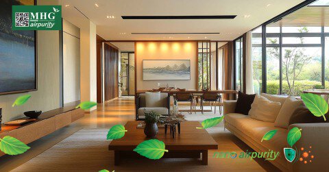 Tạo Môi Trường Phòng Khách Sạch Sẽ Và Lành Mạnh Với Tranh Nano AirPurity