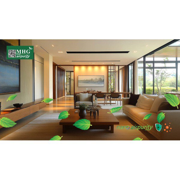 Tạo Môi Trường Phòng Khách Sạch Sẽ Và Lành Mạnh Với Tranh Nano AirPurity