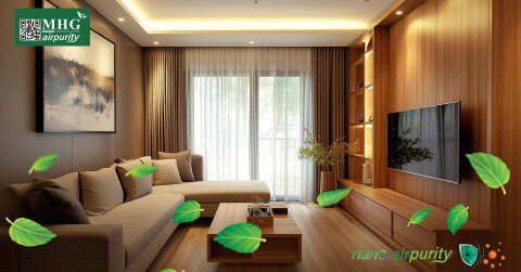 Tranh Nano AirPurity: Cải Thiện Chất Lượng Không Khí Và Kháng Khuẩn Cho Phòng Khách
