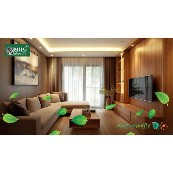 Tranh Nano AirPurity: Cải Thiện Chất Lượng Không Khí Và Kháng Khuẩn Cho Phòng Khách