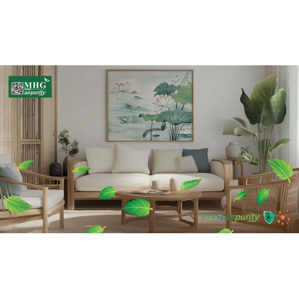 Tranh Nano AirPurity: Giảm Mùi Hôi Và Khử Khuẩn Phòng Khách