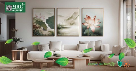 Tranh Nano AirPurity: Giúp Phòng Khách Kháng Khuẩn, Sạch Sẽ Và An Toàn