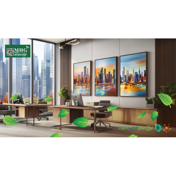 Tranh Nano AirPurity: Tạo Phòng Làm Việc Kháng Khuẩn, Giảm Nguy Cơ Lây Nhiễm