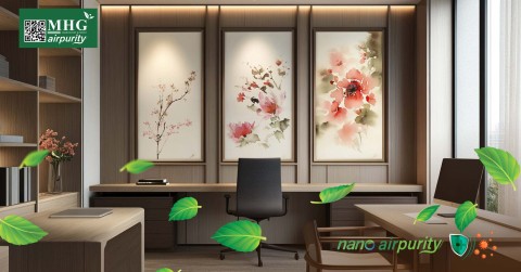 Tranh Nano AirPurity: Cải Thiện Phòng Làm Việc, Kháng Khuẩn Và An Toàn