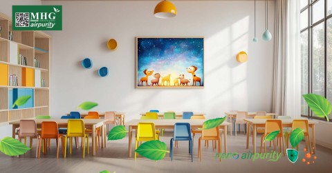 Tranh Nano AirPurity: Giúp Trường Mầm Non Luôn Kháng Khuẩn, Lành Mạnh
