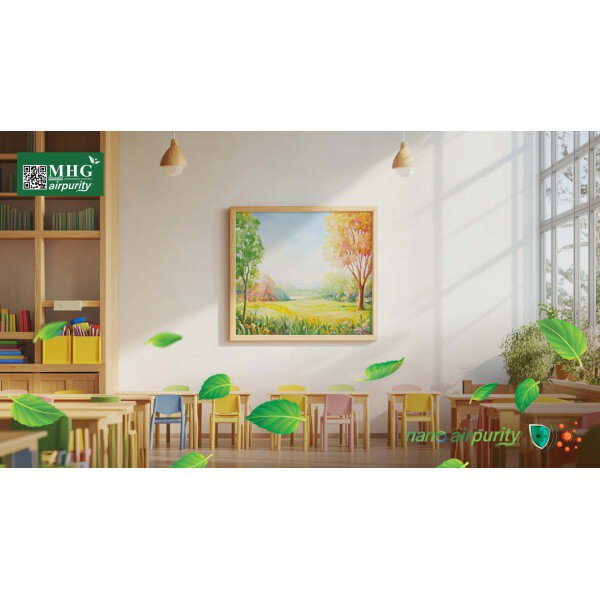 Tranh Kháng Khuẩn Nano AirPurity: Cải Thiện Chất Lượng Không Khí Trường Mầm Non