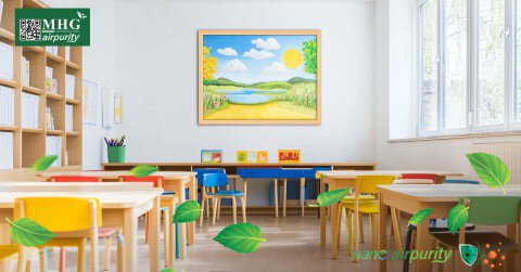 Sạch Sẽ và An Toàn Với Tranh Nano AirPurity Kháng Khuẩn Cho Trường