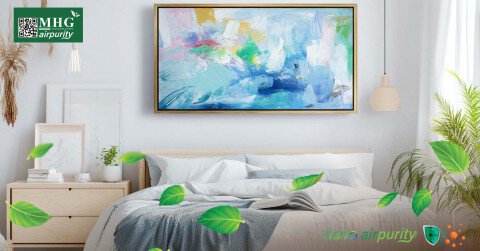 Kháng Khuẩn Phòng Ngủ Hiệu Quả Với Tranh Nano AirPurity