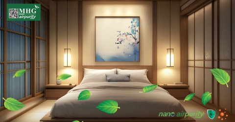 Giữ Phòng Ngủ An Toàn Khỏi Khuẩn Với Tranh Nano AirPurity